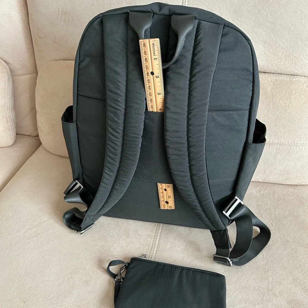 Baggallini Large Work Laptop Backpack | Luggage Sleeve, RFID Wristlet, Travel